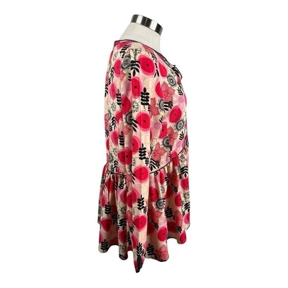 Matilda Jane Pink Floral Print‎ Long Sleeve Top Size Small - Picture 4 of 7